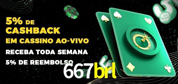 Promoções do cassino ao Vivo 667brl